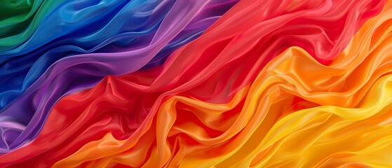 Fototapeta premium Abstract Rainbow Stripes Pattern for LGBTQ Pride