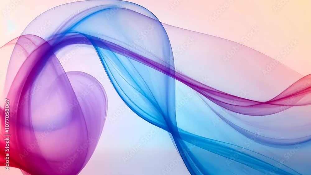 Poster abstract colorful wave design pattern, creative art concept