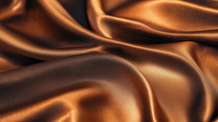 Fototapeta premium Abstract Brown Satin Fabric Texture Background