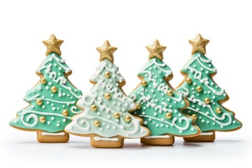 Cookie gingerbread christmas dessert.