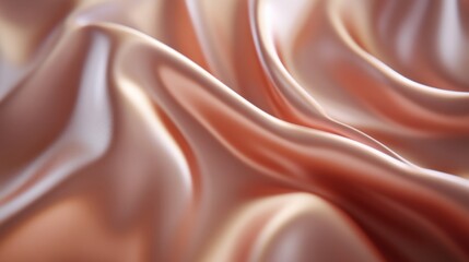 Fototapeta premium Abstract Drape of Soft Silk Fabric: Elegant Texture and Background