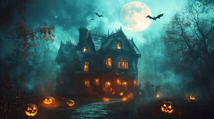 scary halloween background