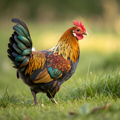 Chicken breeds vary widely in size, color, and purpose, from egg-laying to meat production.