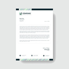 Professional And Creative Modern Corporate Business Letter Head Template.
