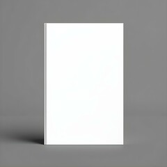 Book cover mock-up with a blank front page, ideal for authors or publishing designs