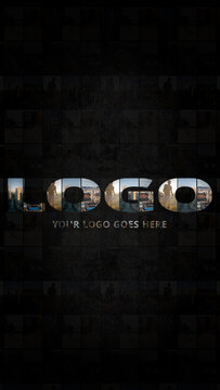Multi Screen Logo Opener Vertical Stories for Social Media
