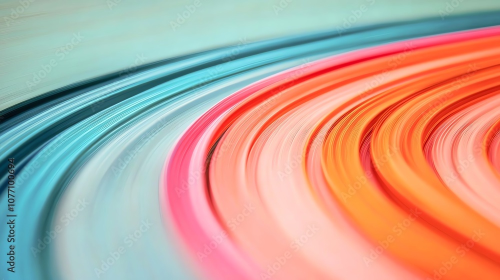 Poster vibrant swirls of colorful patterns for design.