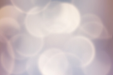 Softly growing bokeh and pink gentle flare
