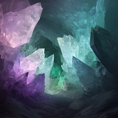 Obraz premium abstract blue background with ice