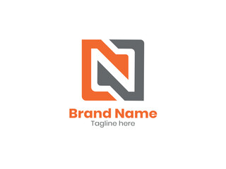 N design. N letter logo design. Pro Vector 