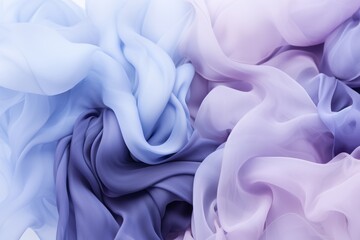 Fototapeta premium Soft flowing abstract clouds in pale purple and lilac shades for a light and ethereal composition