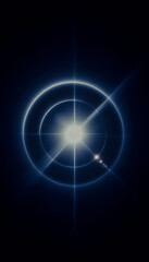 Obraz premium blue planet in space