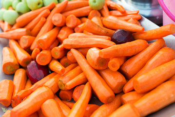 Fresh Carrot in market place