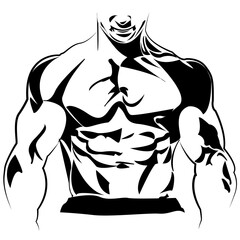 illustration of a person in a gym