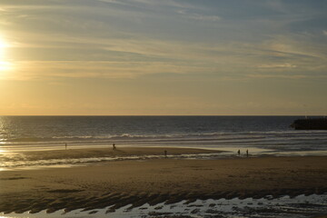 Obraz premium sunset on the beach