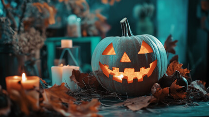 Spooky pumpkin carvings