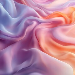 Fototapeta premium Soft Abstract Fluid Shapes in Pastel Green and Blue Hues