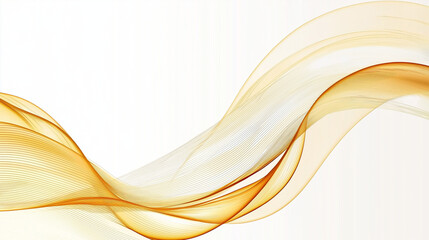 Luxuriöser abstrakter Hintergrund: Dynamische goldene Flüssigkeit formt elegante Wellenbewegungen in zeitloser Premium-Ästhetik