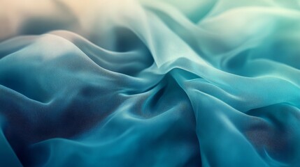 Obraz premium Soft pastel abstract waves of flowing fabric in motion