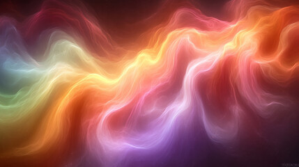 Vibrant abstract waves of color blend seamlessly, creating mesmerizing visual experience. dynamic flow of hues evokes sense of energy and movement, perfect for artistic backgrounds