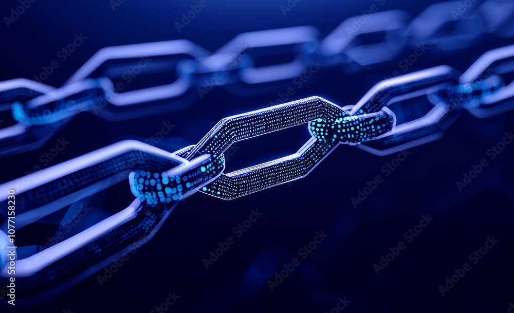 Poster imagining how the internet of tomorrow will look like, with a futuristic technology background 3d il