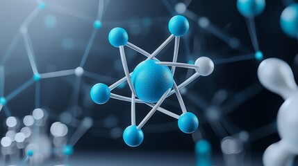 Illustration of atom structure being formed by nuclei, neutrons, and protons. Atoms are the smallest possible level of matter and the basis of chemical elements. Nuclear reaction concept. Neutrons