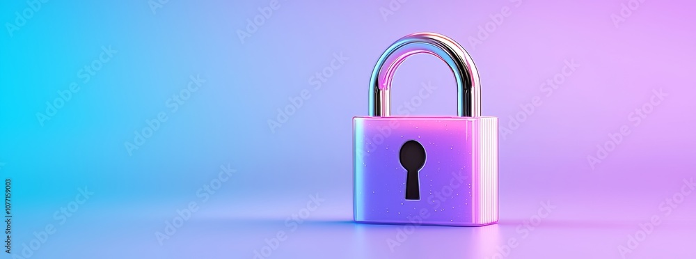 Poster an example of a virtual screen showing the concept of cyber security and data privacy