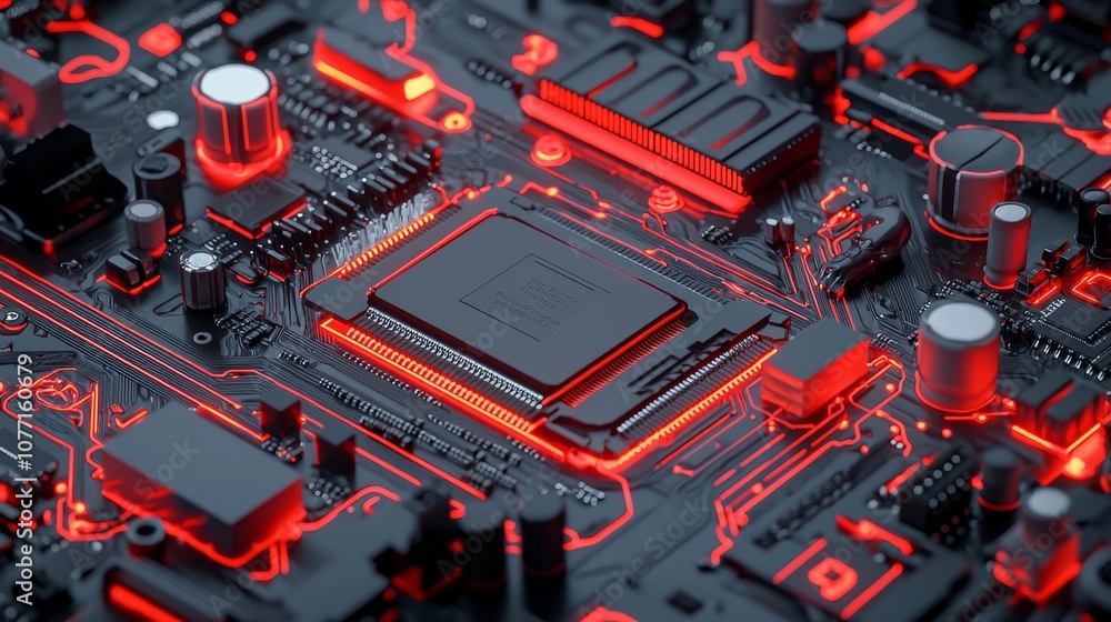 Poster supermicrochip semiconductor visualization for quantum computers