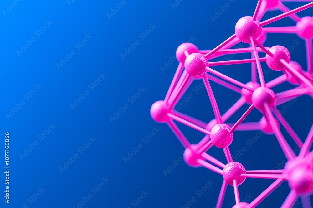 Poster an abstract concept of a digital chain or circuit. blockchain concept. stocks