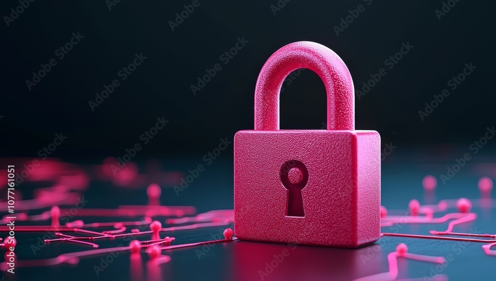 Poster an emerging field of cybersecurity combines hacker alerts, digital risks, and data protection.