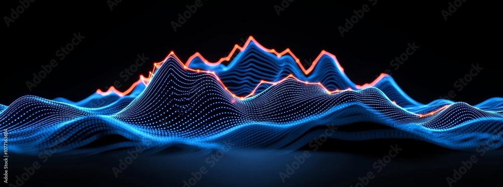 Poster graphite background with nanoparticles connected via a cyber network grid. artificial neurons, globa