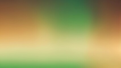 Obraz premium Colorful Background With Green and Brown Gradient. Bright colors and cheerful atmosphere