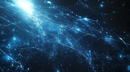 Fototapeta premium Technology Network Background