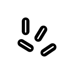 Obraz premium Yeast icon logo sign set vector outline