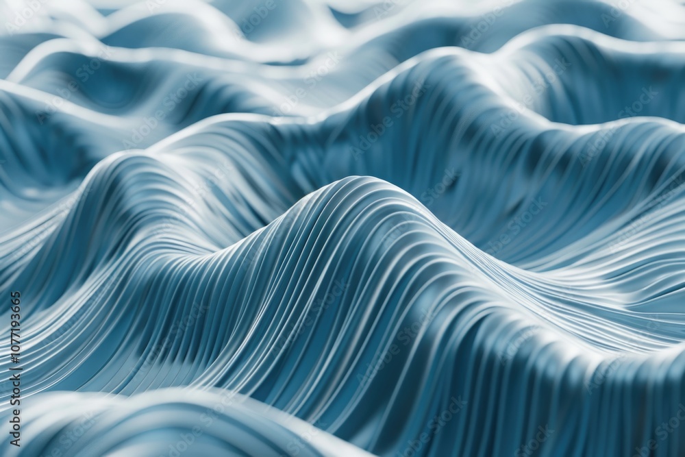Poster a close-up shot of a wavy surface with ripples and texture