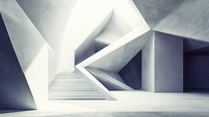 Obraz premium Abstract Concrete Architecture