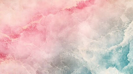 Fototapeta premium Pastel Marble Stone Texture Pattern in Soft Muted Hues Abstract Backdrop