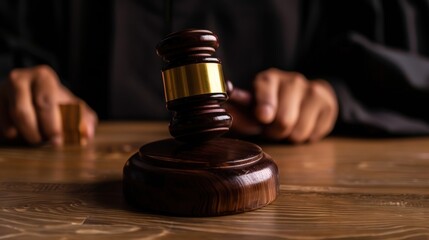 judge gavel and law
