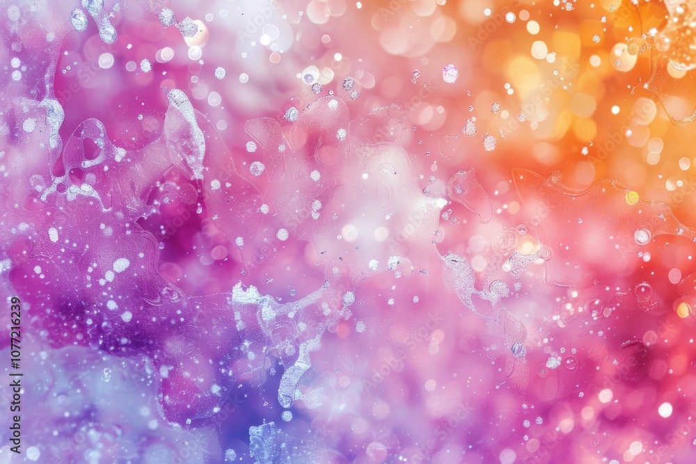 Poster a close-up shot of a vibrant background filled with bubbles, great for creative projects or backgrou