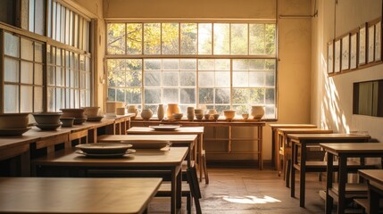 Pottery Studio with Natural Light