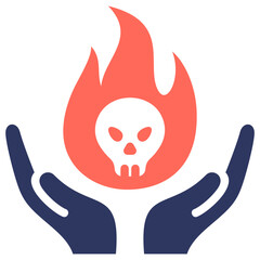 Naklejka premium Sacrifice Icon