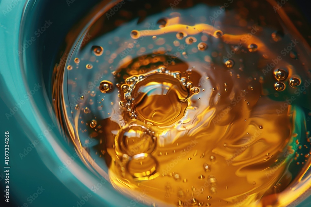 Poster a clear liquid in a glass, suitable for use as a background or prop in various photography projects