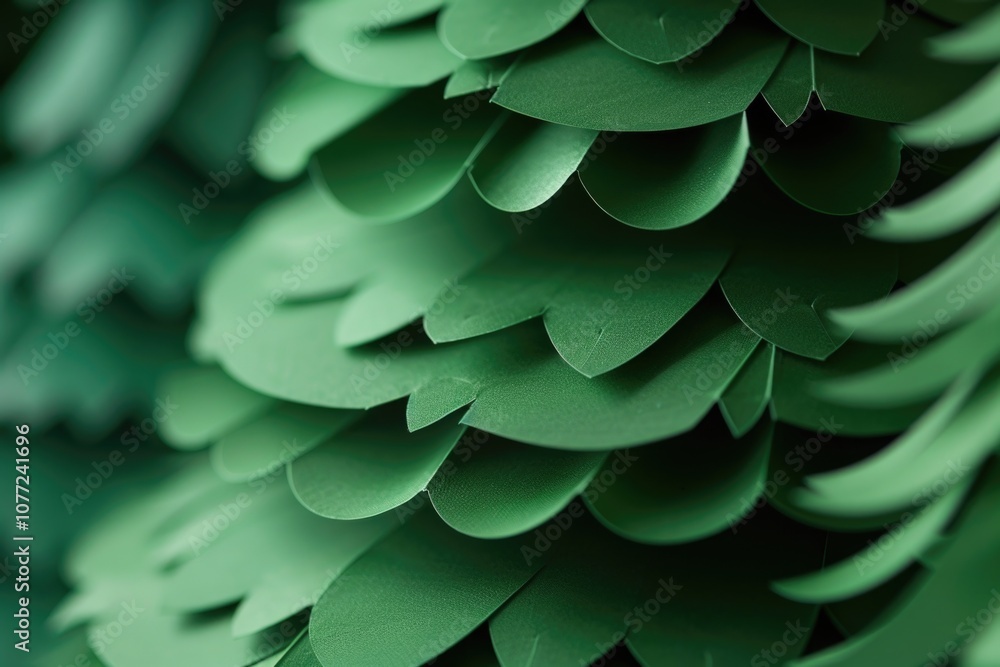Poster a detailed view of a small pine tree with green needles and brown bark