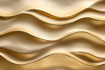 Obraz premium Wavy Sand Dunes Texture in Golden Hues