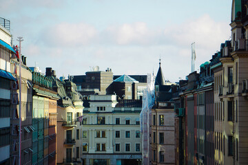 View of a cityscape against the sky