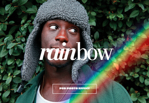 Rainbow Light Photo Effect