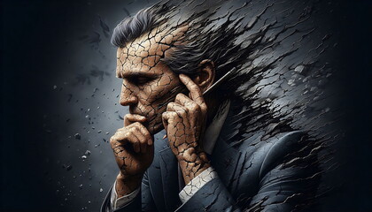 Creating a New Path in Business and Never Giving Up , New Technology , How to Make Money ,Smart , Cybersecurity , Superhero Businessman Facing Challenges ,Company Issues,  AI , 4K , Background