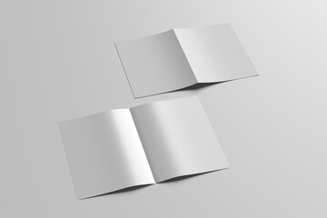 A4 Bifold Brochure Mockup