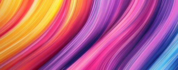 Fototapeta premium Colorful swirling lines creating an abstract vibrant background