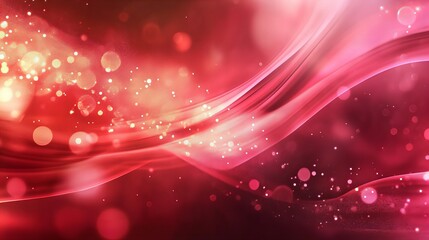 Obraz premium abstract red background with bokeh lights